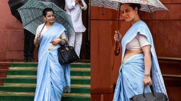 పార్లమెంట్‌లో కంగనా ఖరీదైన స్టైల్.. నెట్టింట వైరల్!