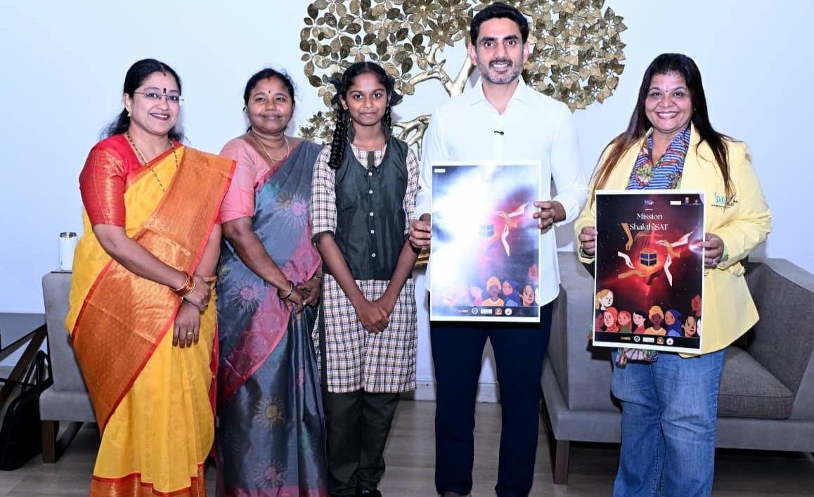 మంత్రి నారా లోకేశ్ను కలిసిన కందుల జెస్సీ