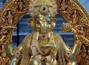 బేగంబజార్లో బంగారు గణపయ్య.. ఫీల్ఖానాలో కొలువైన 48 కిలోల గణేశుడు