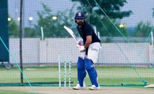 వెస్టిండీస్ సిరీస్కు రోహిత్ శర్మ కఠిన ప్రాక్టీస్